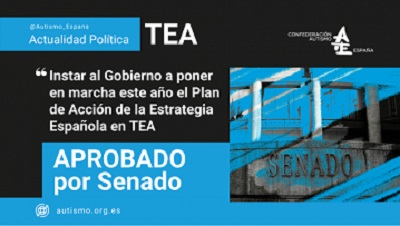 El Senado aprueba por unidad instar al Gobierno a poner en marcha este año el Plan de Acción de la Estrategia Española en TEA