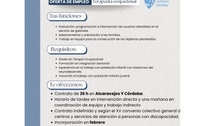 Oferta de empleo – Terapeuta ocupacional