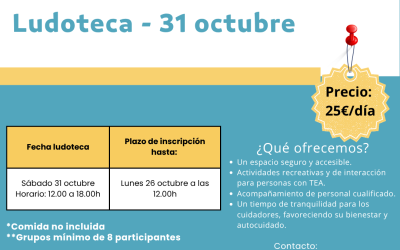 Respiro familiar: ludoteca 31 octubre